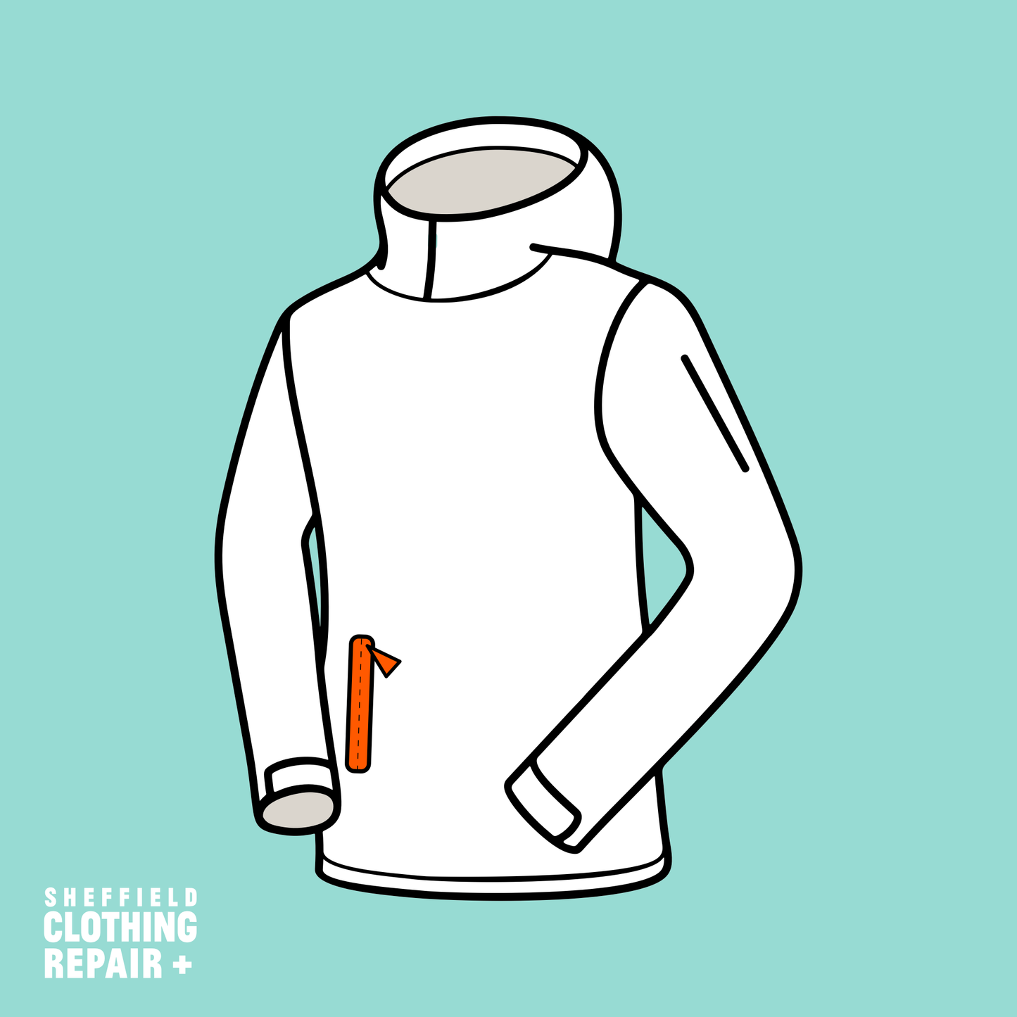 Waterproof and Shell Jacket - Zip Replacement